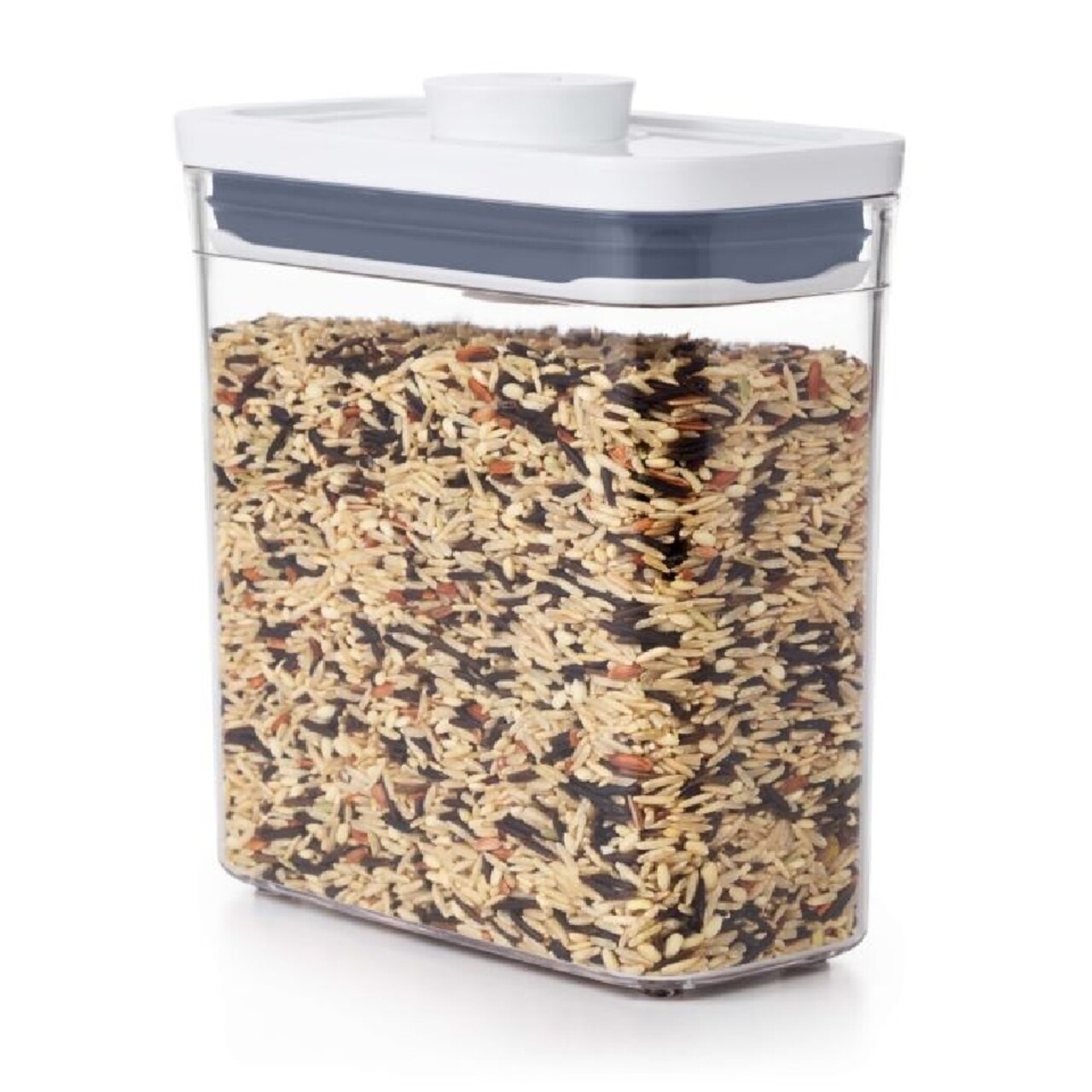 OXO Pop Container - Slim Rectangle Short - 1.2 Qt | Crate and Barrel KSA