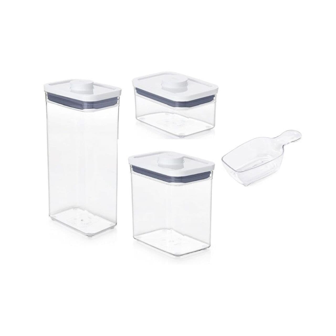 OXO Good Grips POP Containers with Scoop, Set of 3