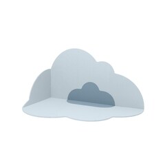 Quut Blue Playmat Cloud Large