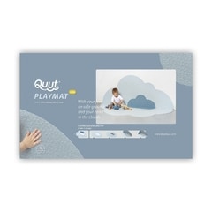 Quut Blue Playmat Cloud Large