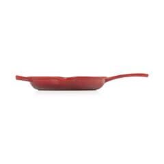 Le Creuset Signature Cast Iron Frying Pan with Metal Handle 23cm Cerise