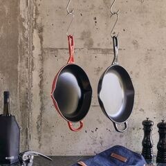 Le Creuset Signature Cast Iron Frying Pan with Metal Handle 26cm Cerise