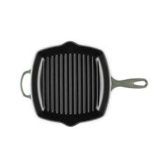 Le Creuset Signature Square Skillet Grill 26cm Thyme