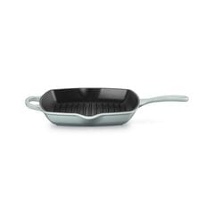 Le Creuset Signature Square Skillet Grill 26cm, Sea Salt