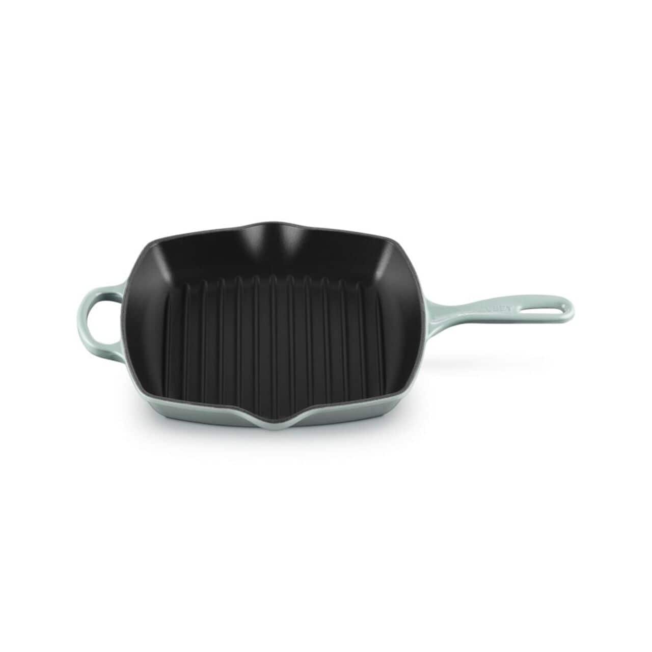 Le Creuset Signature Square Skillet Grill 26cm, Sea Salt