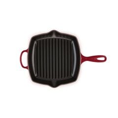 Le Creuset Signature Cast Iron Square Grillit 26cm Burgundy