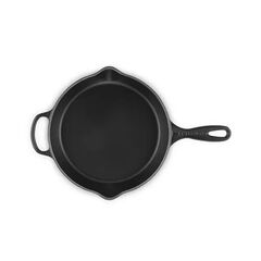 Le Creuset Signature Satin Black Cast Iron 26cm Deep Skillet