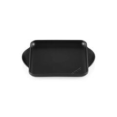 Le Creuset Cast Iron Square Griddle 24cm Matte Black