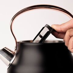 Haden Heritage 1.7L Black & Copper Kettle