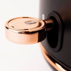 Haden Heritage 1.7L Black & Copper Kettle