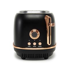 Haden Heritage 2 Slice Black & Copper Toaster