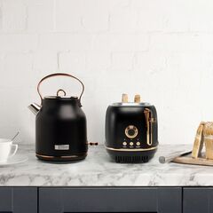 Haden Heritage 2 Slice Black & Copper Toaster