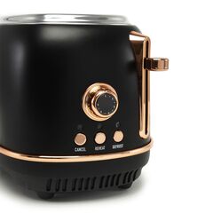 Haden Heritage 2 Slice Black & Copper Toaster