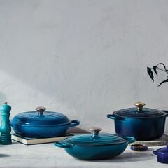 Le Creuset Signature Cast Iron Oblong Dutch Oven 31cm Deep Teal