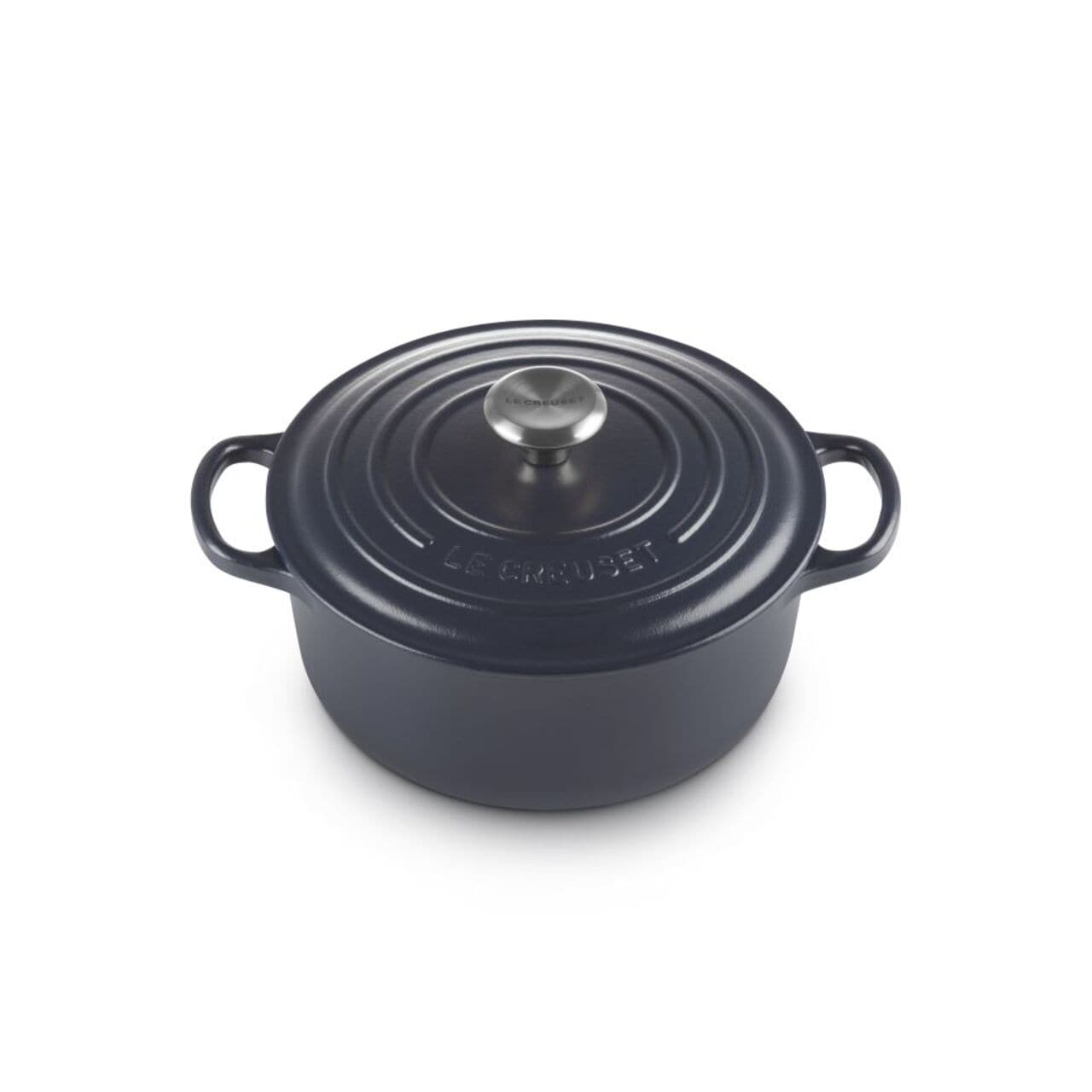 Le Creuset Signature Cast Iron Round Dutch Oven 20cm Navy