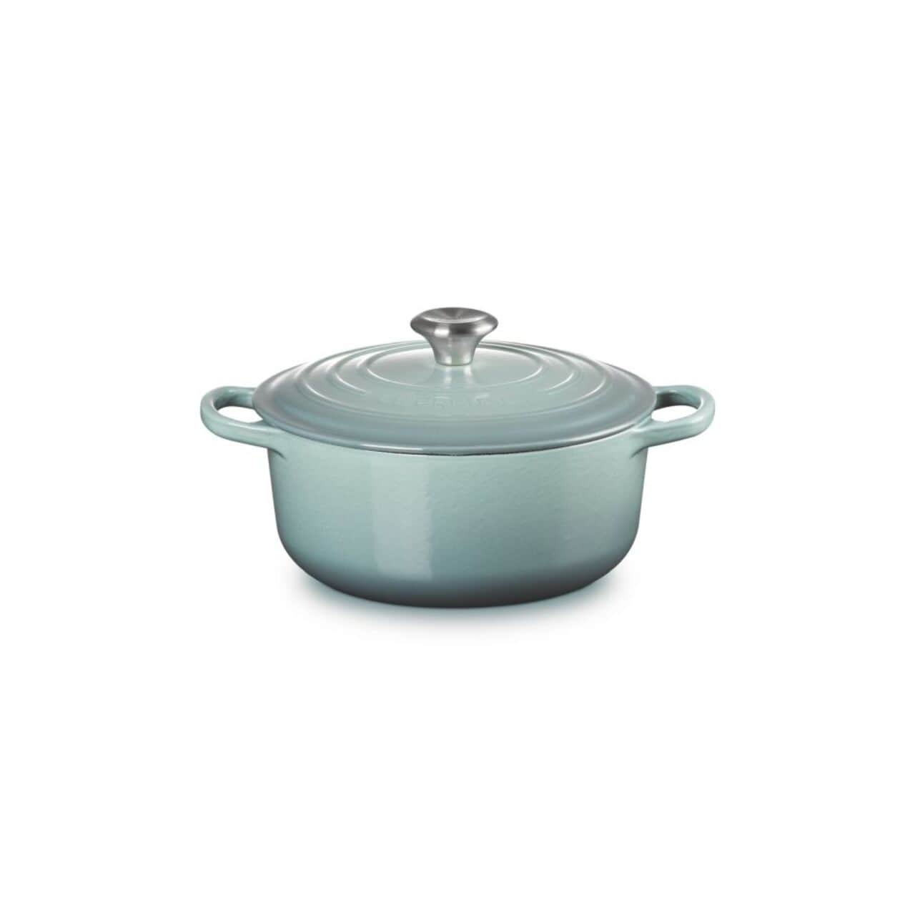 Le Creuset Signature Round Casserole Dutch Oven 20cm, Sea Salt
