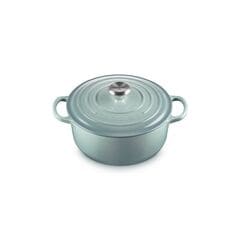 Le Creuset Signature Round Casserole Dutch Oven 20cm, Sea Salt