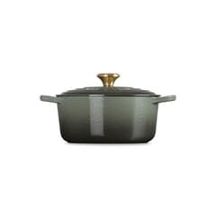 Le Creuset Signature Round Casserole Dutch oven 24cm, Thyme Gold Knob