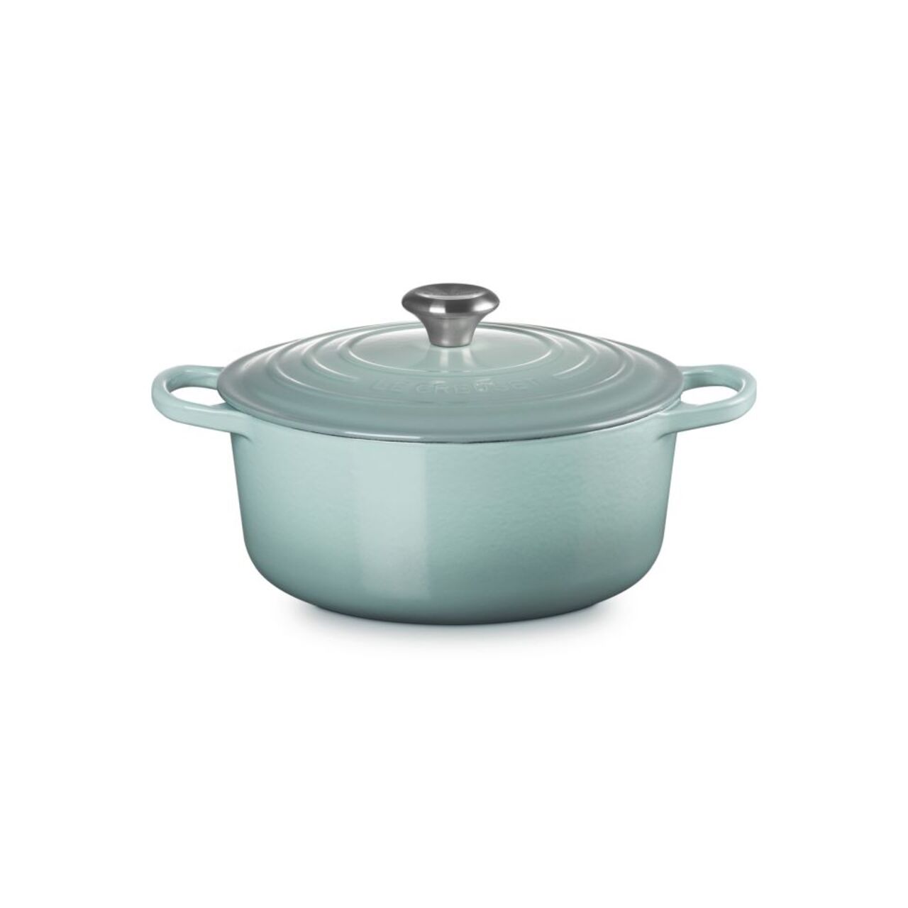 Le Creuset Signature Round Casserole Dutch Oven 26cm, Sea Salt