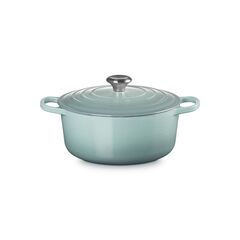 Le Creuset Signature Round Casserole Dutch Oven 26cm, Sea Salt