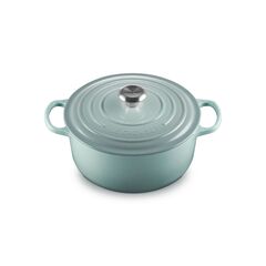 Le Creuset Signature Round Casserole Dutch Oven 26cm, Sea Salt
