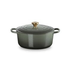 Le Creuset Signature Round Casserole Dutch oven 28cm, Thyme Gold Knob
