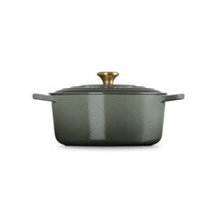 Le Creuset Signature Round Casserole Dutch oven 28cm, Thyme Gold Knob