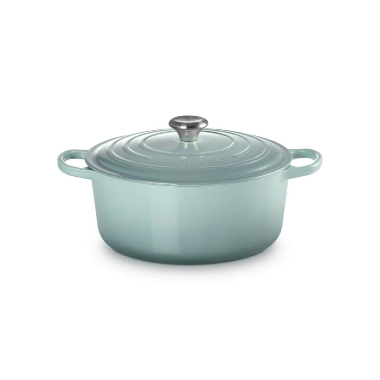 Le Creuset Cast Iron Round Casserole Dutch Oven 28cm, Sea Salt
