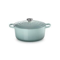 Le Creuset Cast Iron Round Casserole Dutch Oven 28cm, Sea Salt