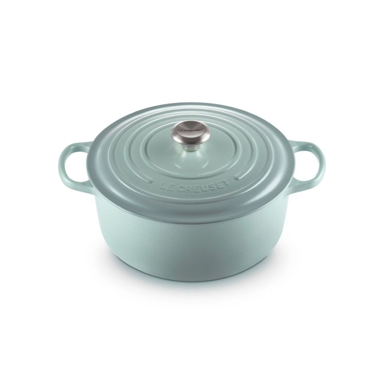 Le Creuset Cast Iron Round Casserole Dutch Oven 28cm, Sea Salt