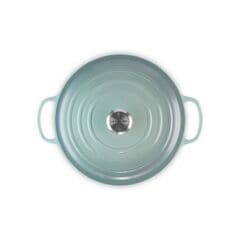 Le Creuset Cast Iron Round Casserole Dutch Oven 28cm, Sea Salt