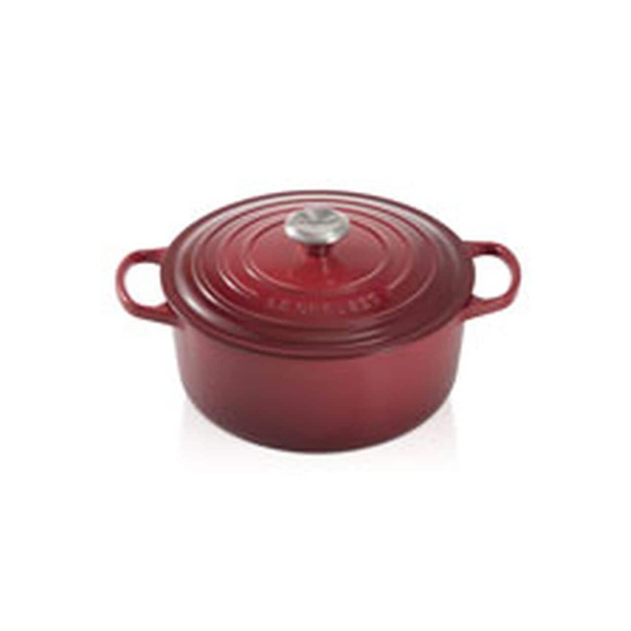 Le Creuset Signature Cast Iron Round Dutch Oven 28cm Burgundy