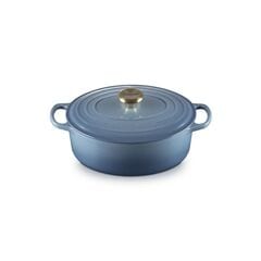 Le Creuset Signature Casserole Oval 27cm Chambray