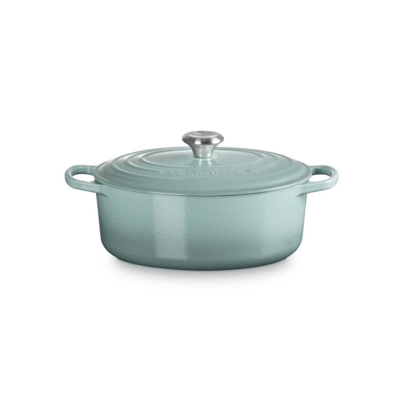 Le Creuset Signature Oval Casserole Dutch Oven 29cm, Sea Salt