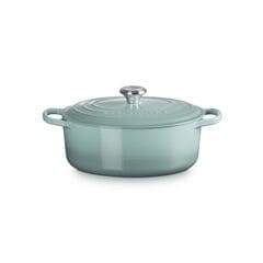 Le Creuset Signature Oval Casserole Dutch Oven 29cm, Sea Salt