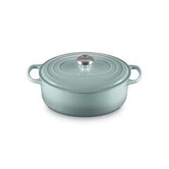 Le Creuset Signature Oval Casserole Dutch Oven 29cm, Sea Salt