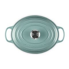 Le Creuset Signature Oval Casserole Dutch Oven 31cm, Sea Salt