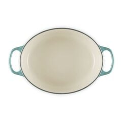 Le Creuset Signature Oval Casserole Dutch Oven 31cm, Sea Salt
