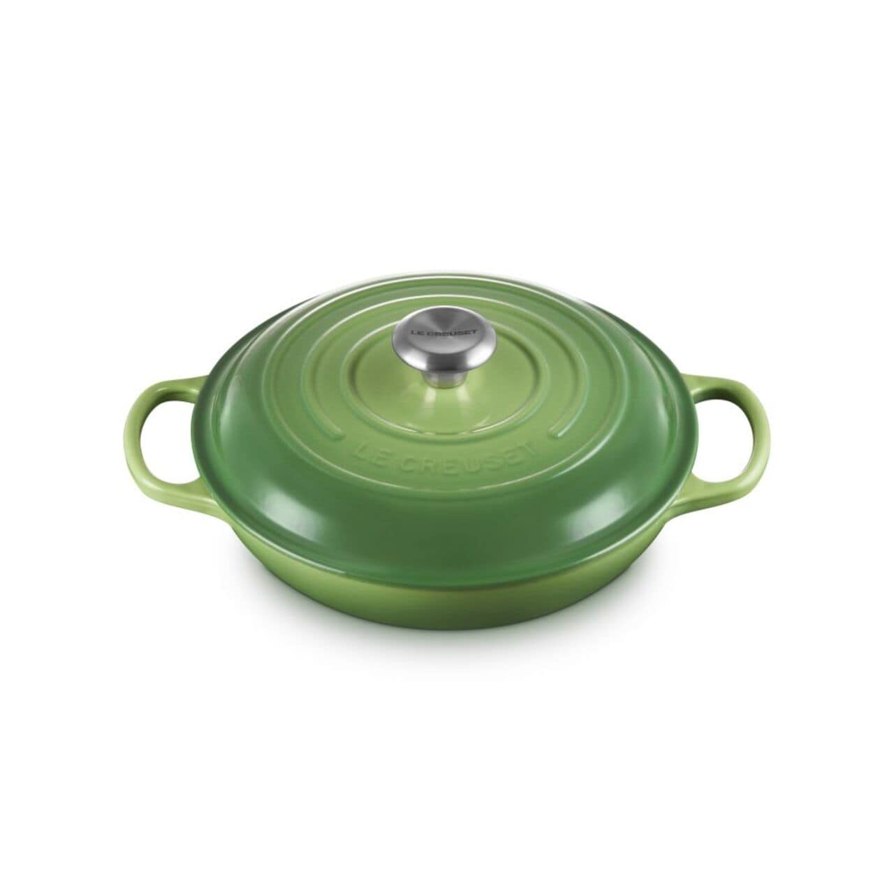 Le Creuset Signature Cast Iron Shallow Casserole 26cm Bamboo Green