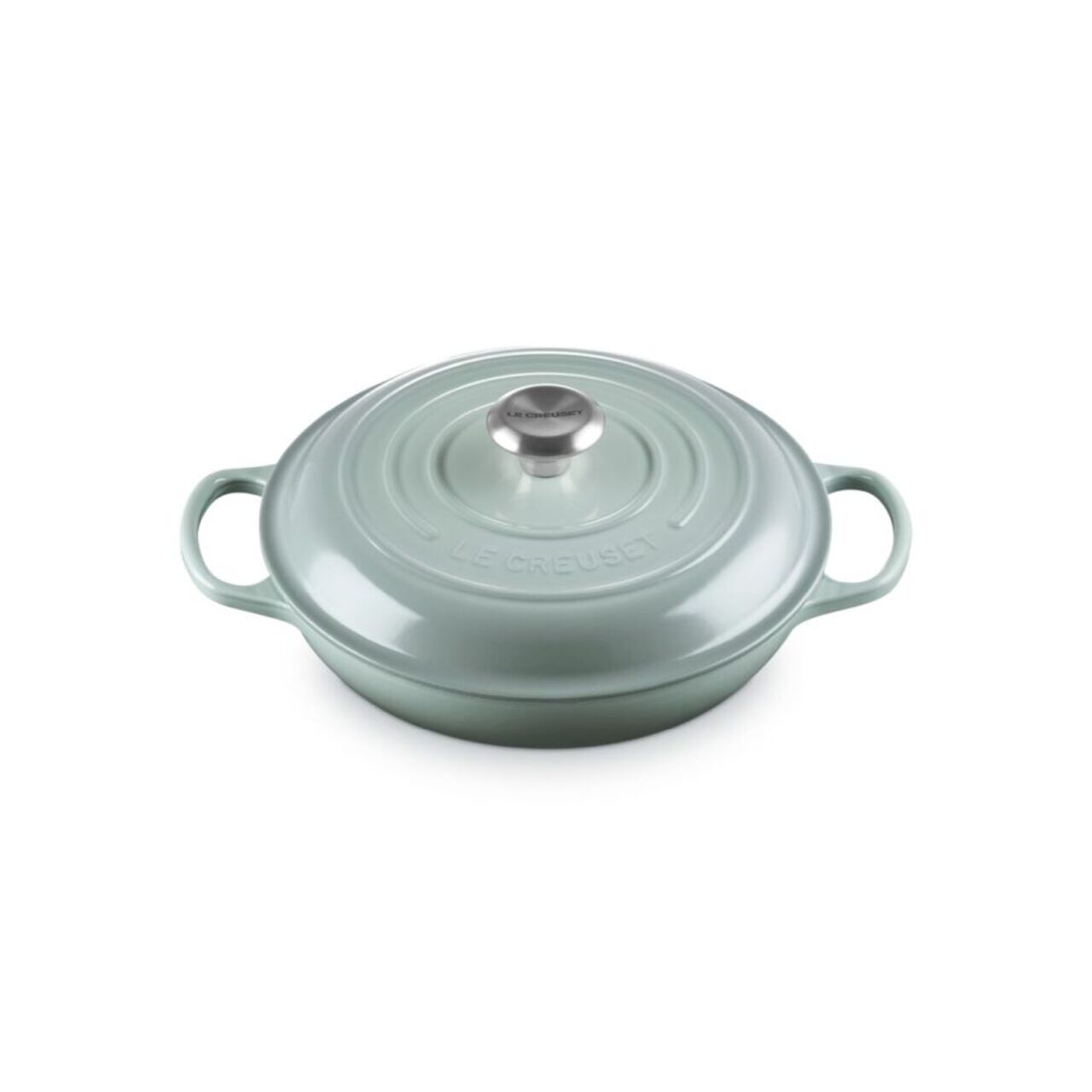 Le Creuset ® Signature 26cm Sea Salt Enameled Cast Iron Braiser