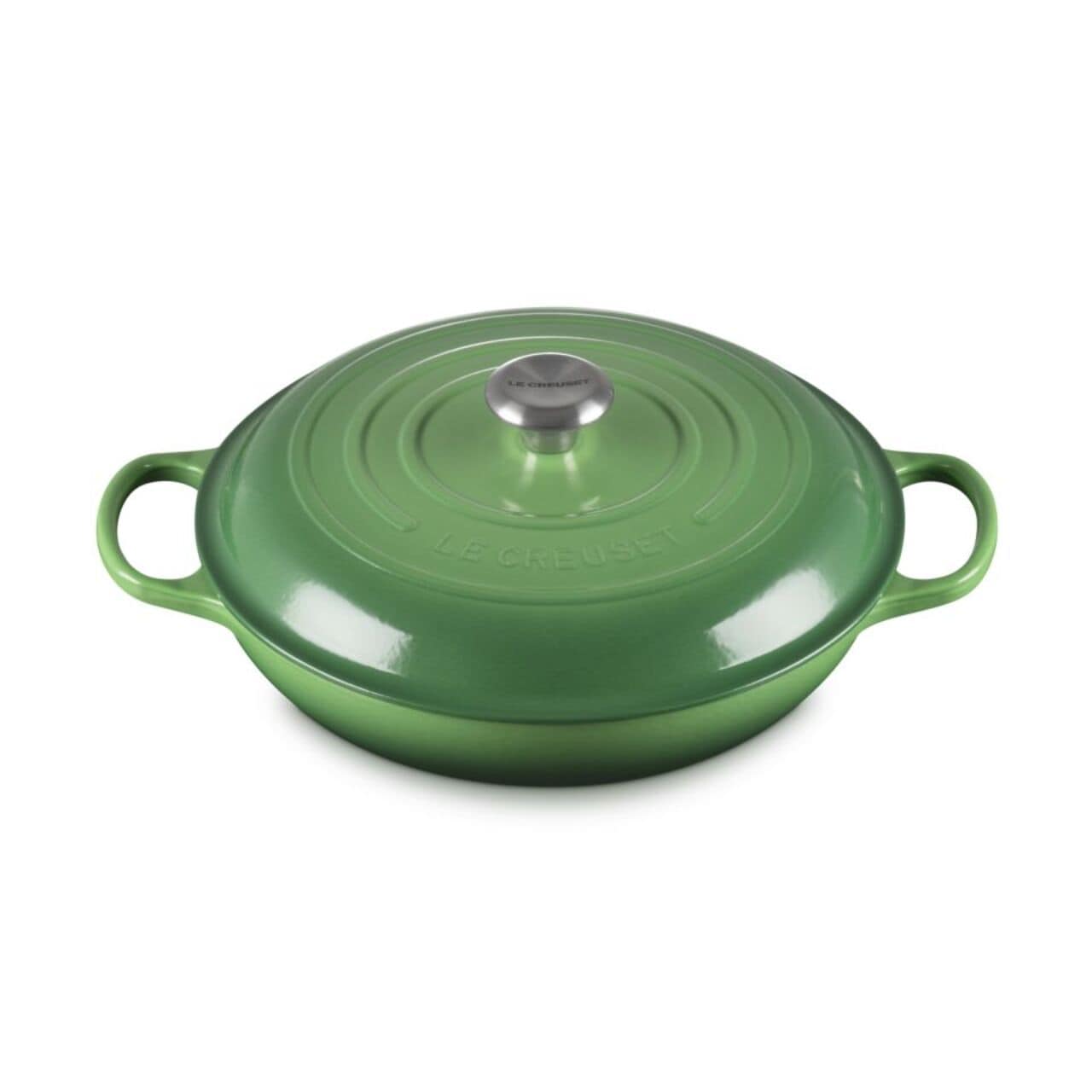 Le Creuset Signature Cast Iron Shallow Casserole 30cm Bamboo