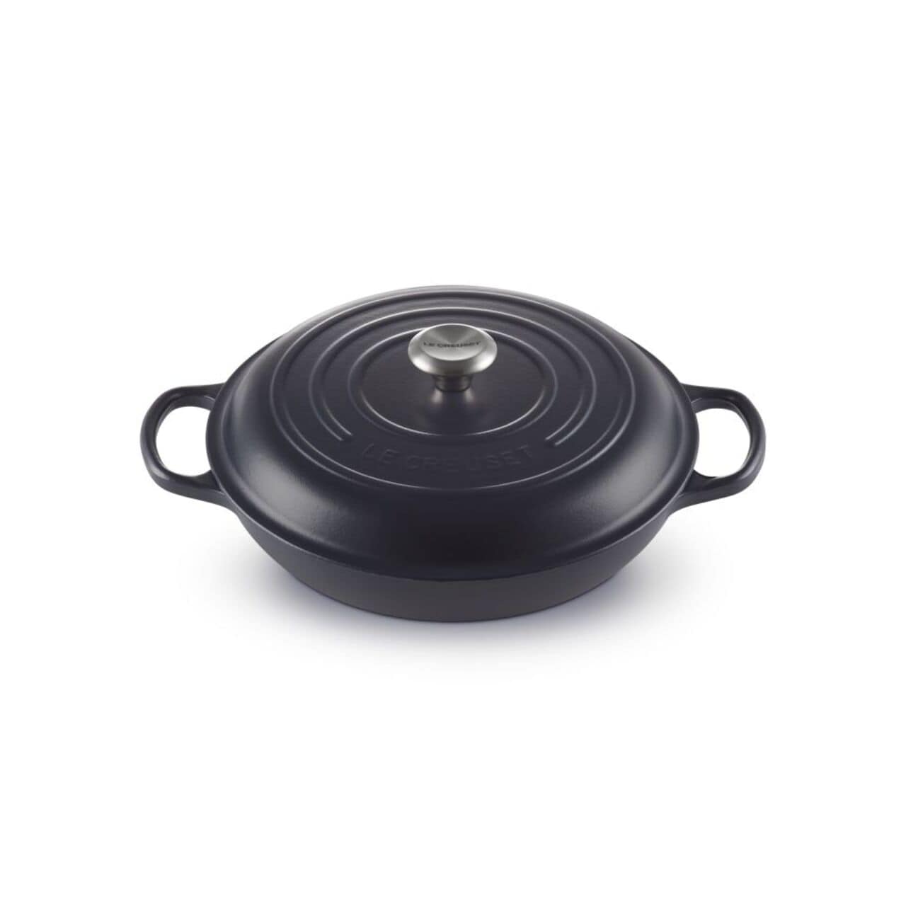 Le Creuset Signature Cast Iron Shallow Dutch Oven 30cm Navy