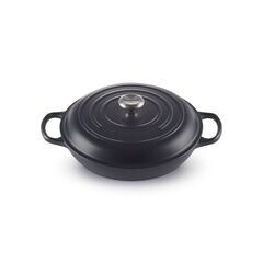 Le Creuset Signature Cast Iron Shallow Dutch Oven 30cm Navy