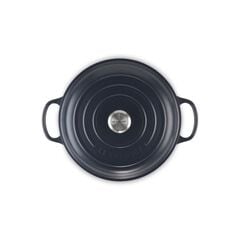 Le Creuset Signature Cast Iron Shallow Dutch Oven 30cm Navy