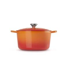 Le Creuset Signature Cast Iron Deep Round Dutch Oven 24cm Volcanic