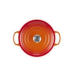Le Creuset Signature Cast Iron Deep Round Dutch Oven 24cm Volcanic
