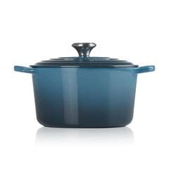 Le Creuset Signature Cast Iron Deep Round Dutch Oven 24cm Deep Teal