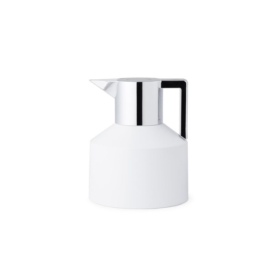 Normann Copenhagen®® Geo Vacuum Flask White/Silver, 1.5L