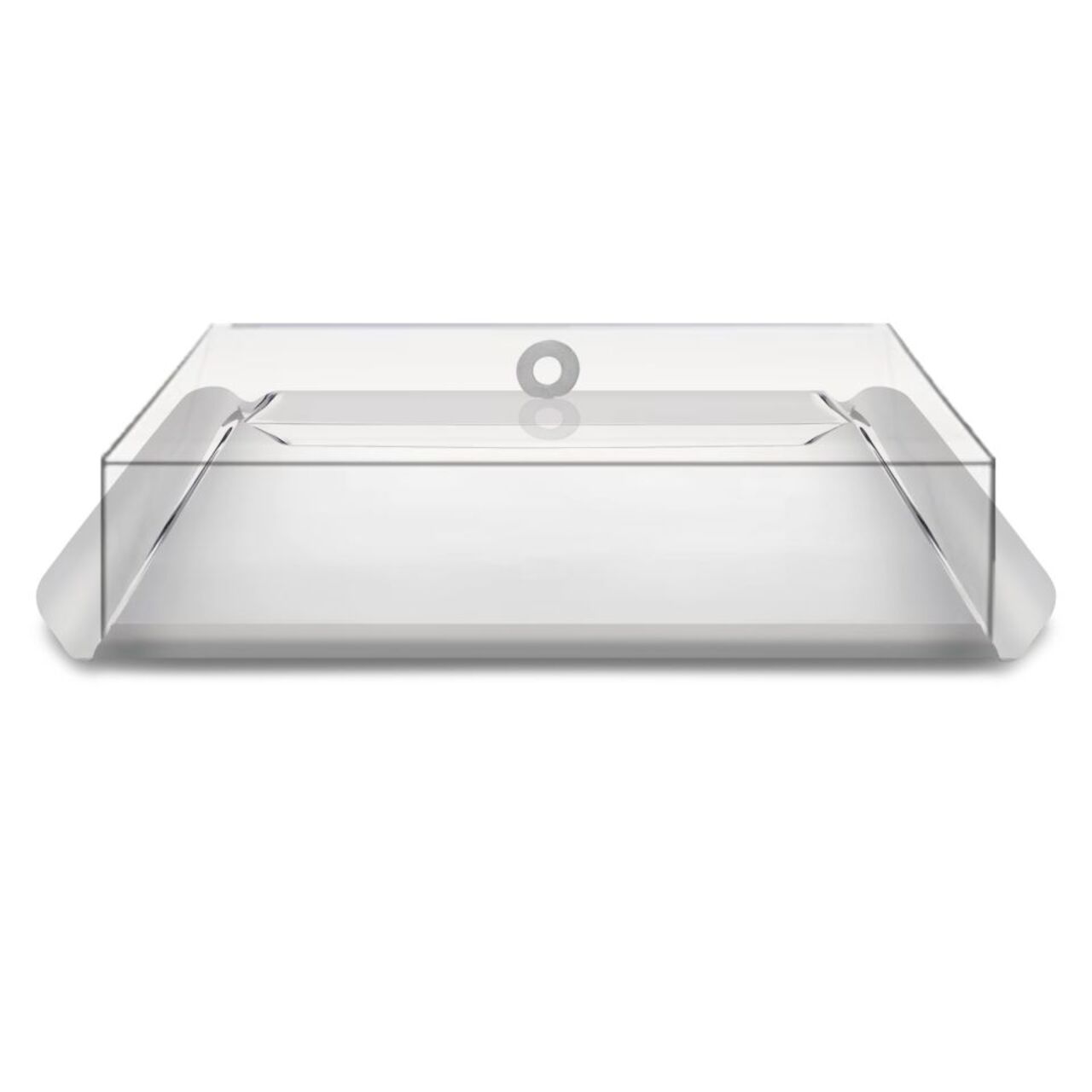 Deluxury Deco Elida Small Tray Silver W/Cover