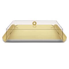 Deluxury Deco Elida Small Tray Gold W/Cover